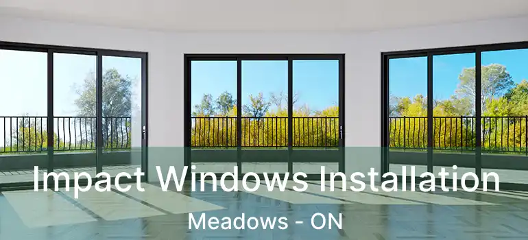  Impact Windows Installation Meadows - ON