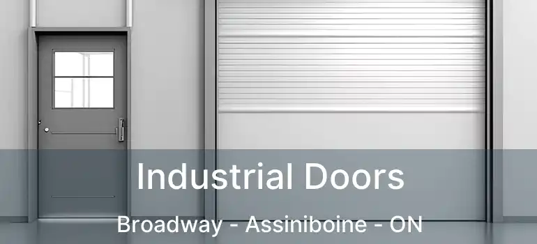  Industrial Doors Broadway - Assiniboine - ON