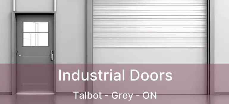  Industrial Doors Talbot - Grey - ON
