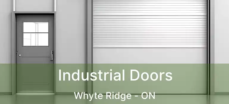  Industrial Doors Whyte Ridge - ON