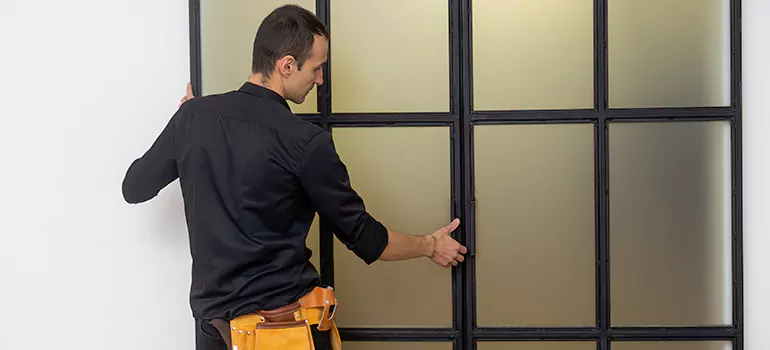 Patio French door installation in Kingston, ON