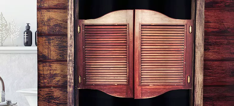 Installing Saloon Door Hinges in Kingston, ON