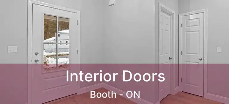  Interior Doors Booth - ON
