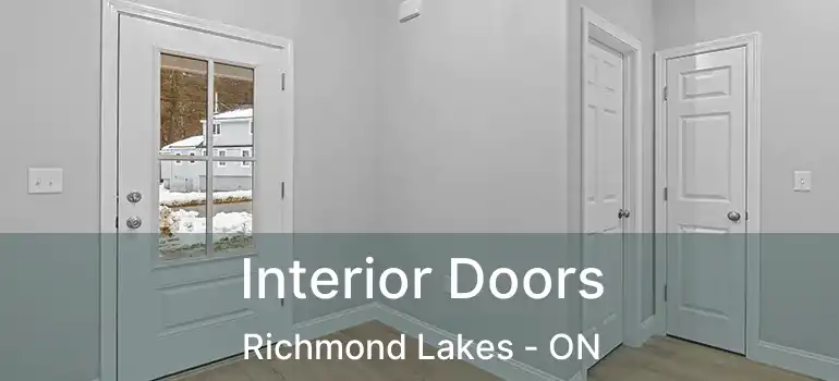  Interior Doors Richmond Lakes - ON