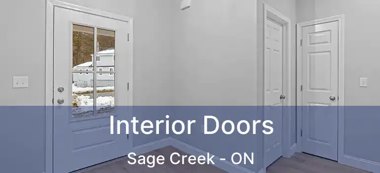  Interior Doors Sage Creek - ON