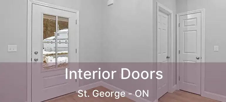  Interior Doors St. George - ON