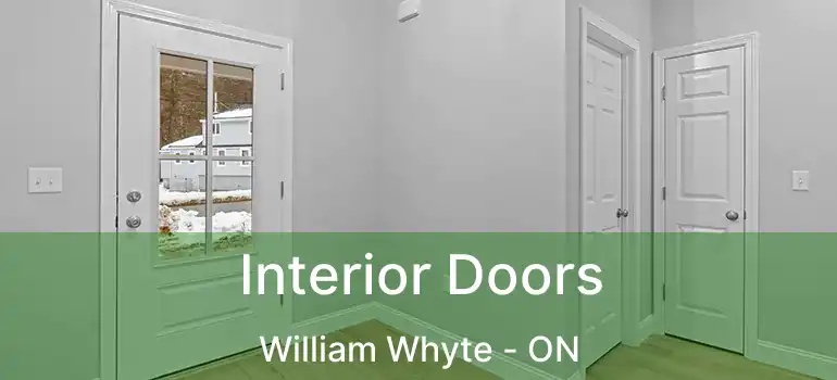 Interior Doors William Whyte - ON