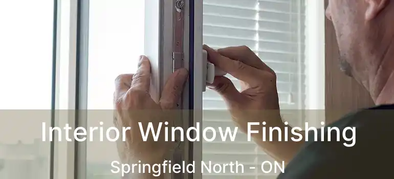  Interior Window Finishing Springfield North - ON