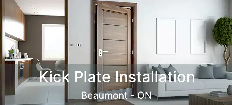  Kick Plate Installation Beaumont - ON