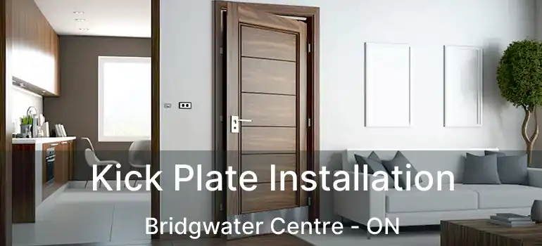  Kick Plate Installation Bridgwater Centre - ON