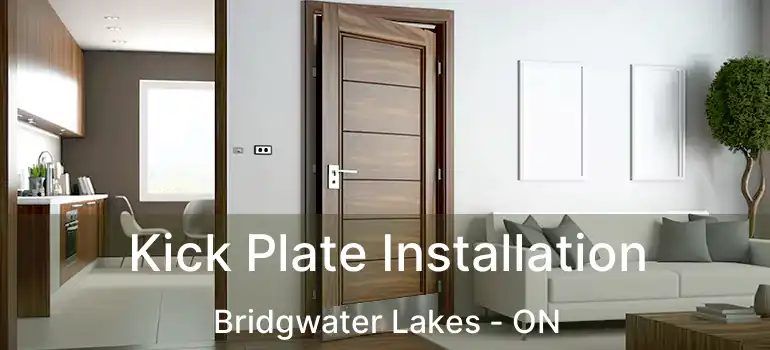  Kick Plate Installation Bridgwater Lakes - ON
