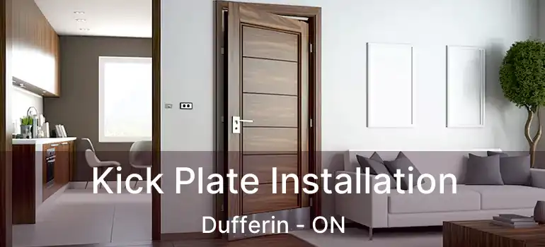  Kick Plate Installation Dufferin - ON