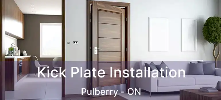  Kick Plate Installation Pulberry - ON