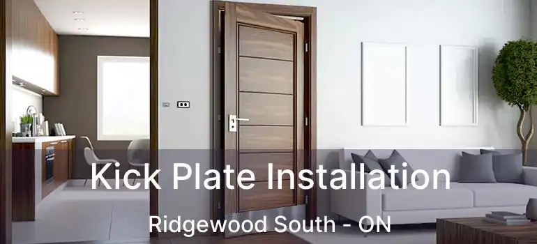  Kick Plate Installation Ridgewood South - ON