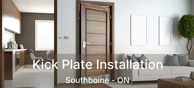  Kick Plate Installation Southboine - ON