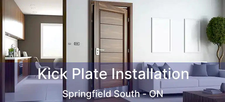  Kick Plate Installation Springfield South - ON