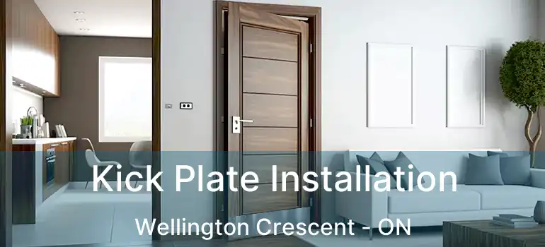  Kick Plate Installation Wellington Crescent - ON
