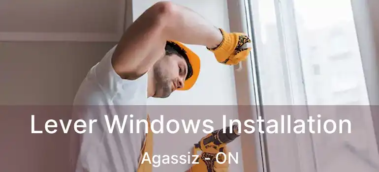  Lever Windows Installation Agassiz - ON