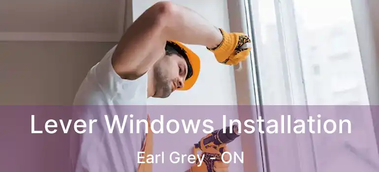  Lever Windows Installation Earl Grey - ON