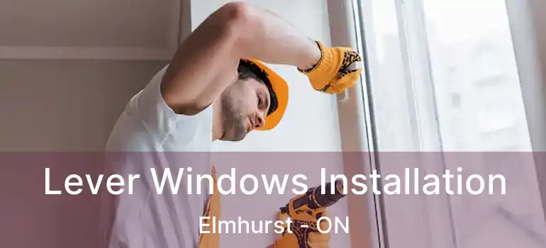  Lever Windows Installation Elmhurst - ON