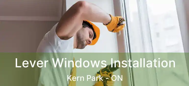  Lever Windows Installation Kern Park - ON