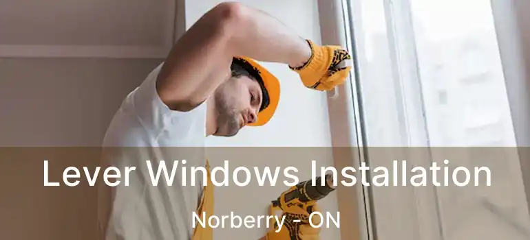  Lever Windows Installation Norberry - ON