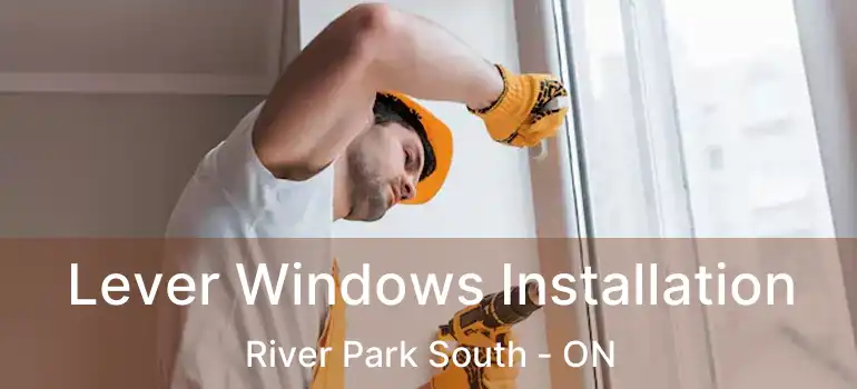  Lever Windows Installation River Park South - ON