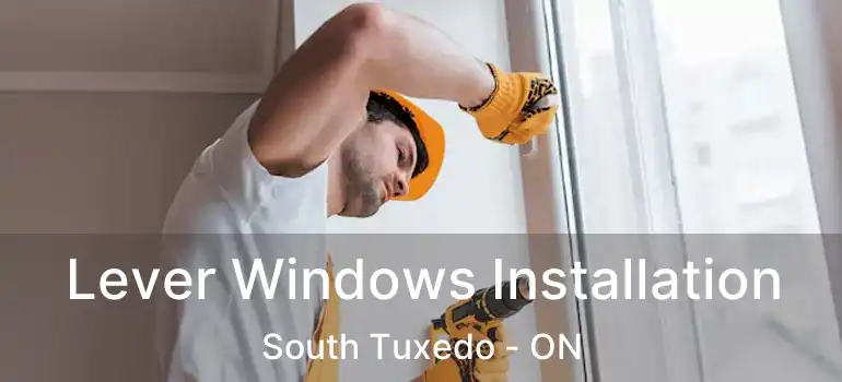 Lever Windows Installation South Tuxedo - ON