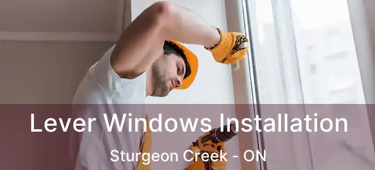 Lever Windows Installation Sturgeon Creek - ON