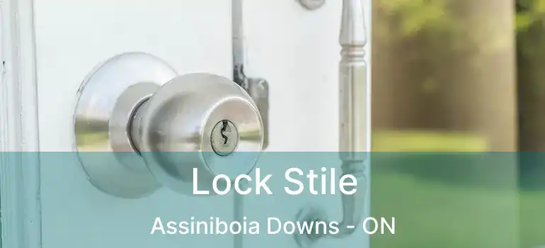  Lock Stile Assiniboia Downs - ON