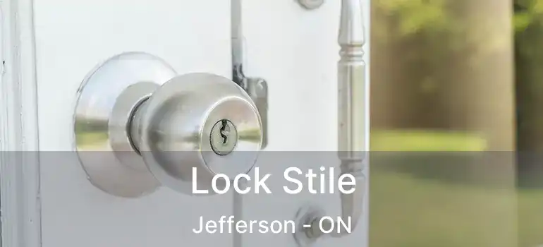  Lock Stile Jefferson - ON