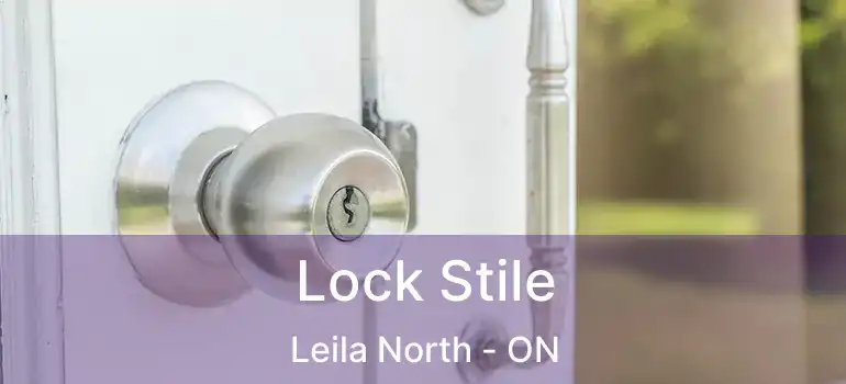  Lock Stile Leila North - ON