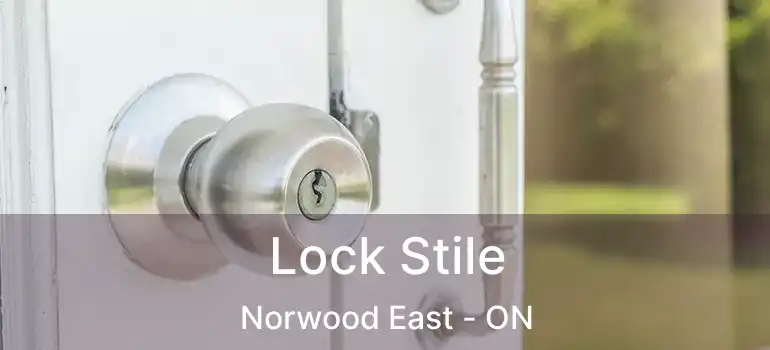  Lock Stile Norwood East - ON