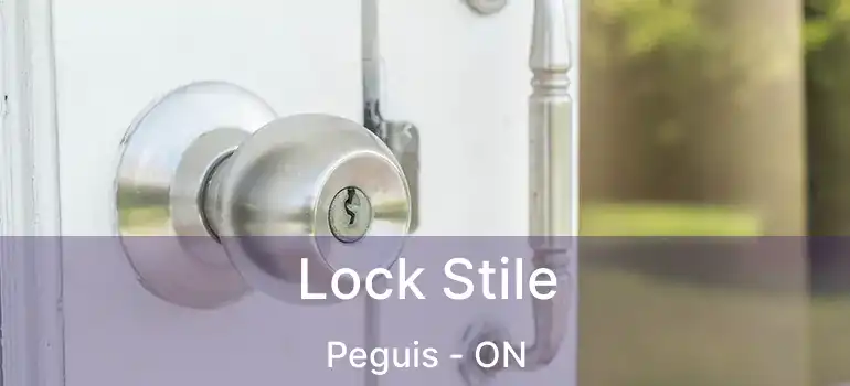  Lock Stile Peguis - ON