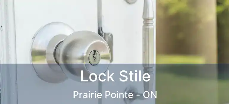  Lock Stile Prairie Pointe - ON