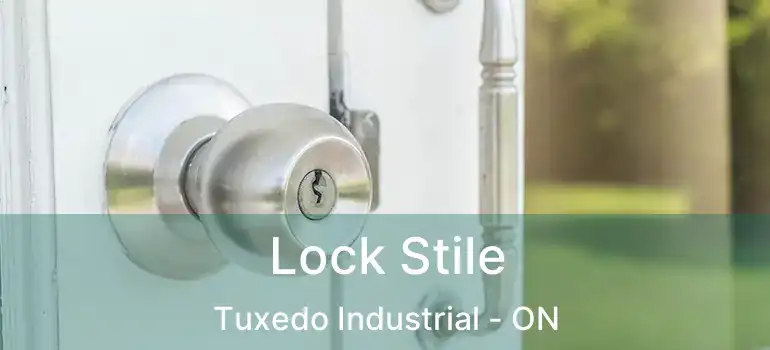  Lock Stile Tuxedo Industrial - ON