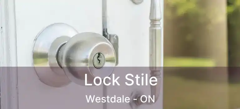  Lock Stile Westdale - ON
