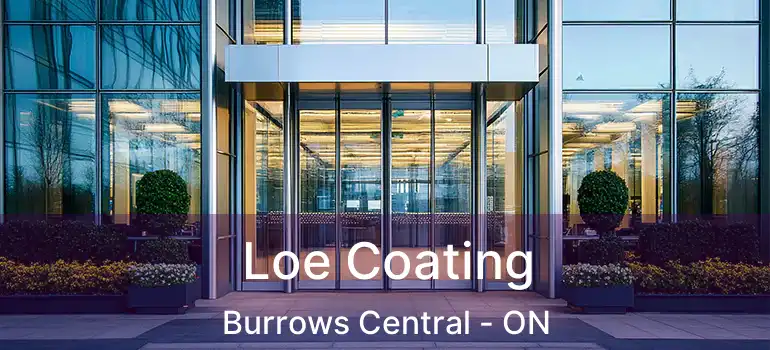  Loe Coating Burrows Central - ON