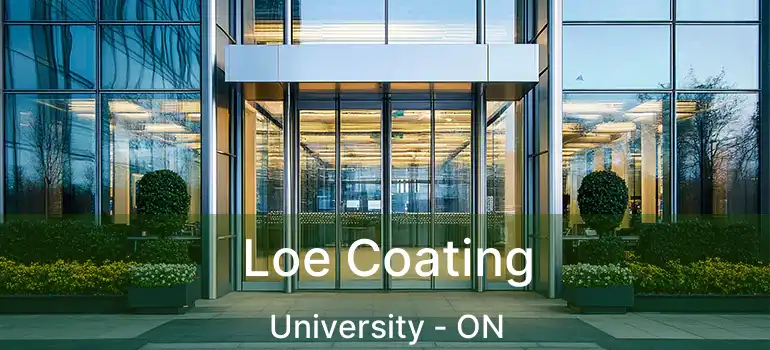  Loe Coating University - ON