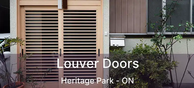  Louver Doors Heritage Park - ON