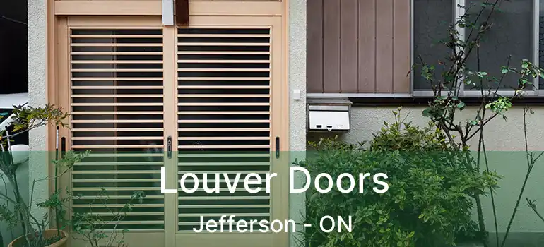  Louver Doors Jefferson - ON