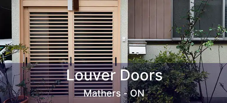 Louver Doors Mathers - ON