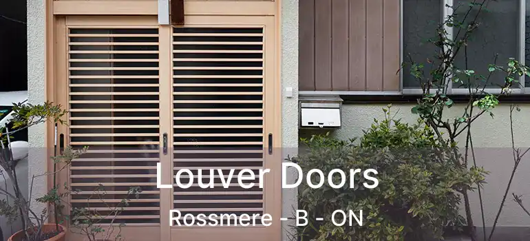  Louver Doors Rossmere - B - ON