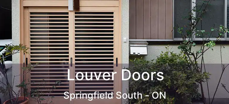  Louver Doors Springfield South - ON