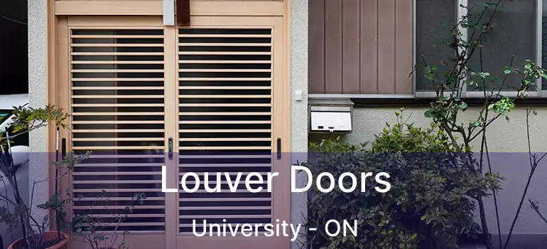  Louver Doors University - ON