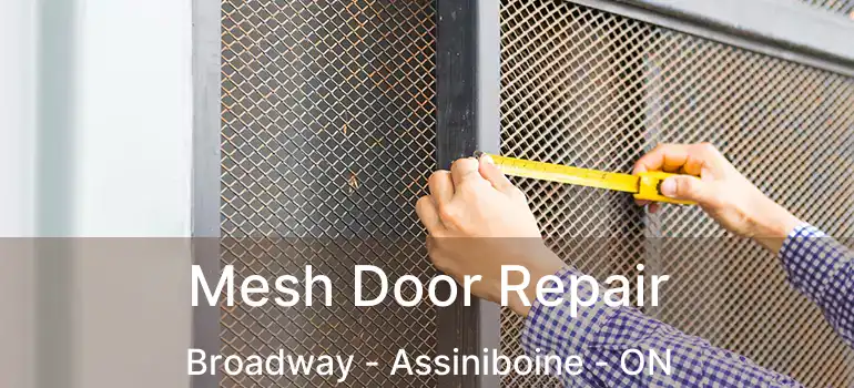  Mesh Door Repair Broadway - Assiniboine - ON