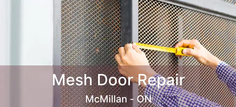  Mesh Door Repair McMillan - ON