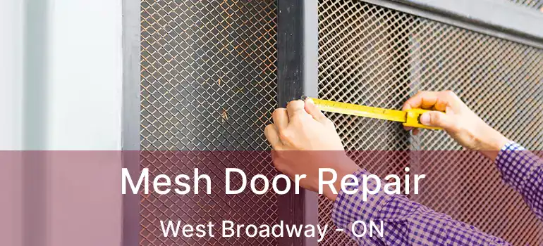  Mesh Door Repair West Broadway - ON