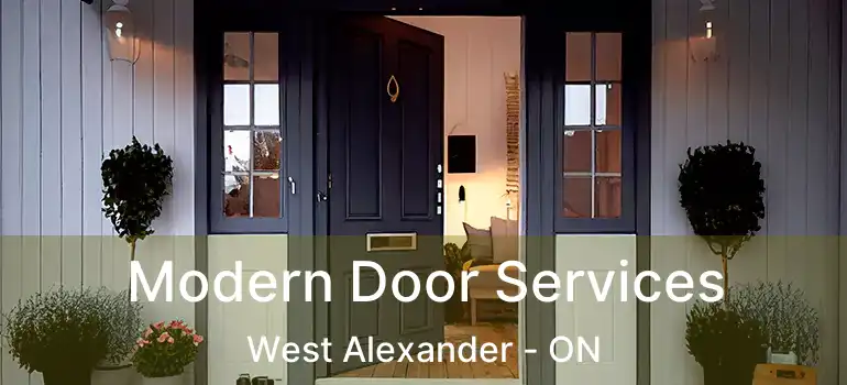  Modern Door Services West Alexander - ON