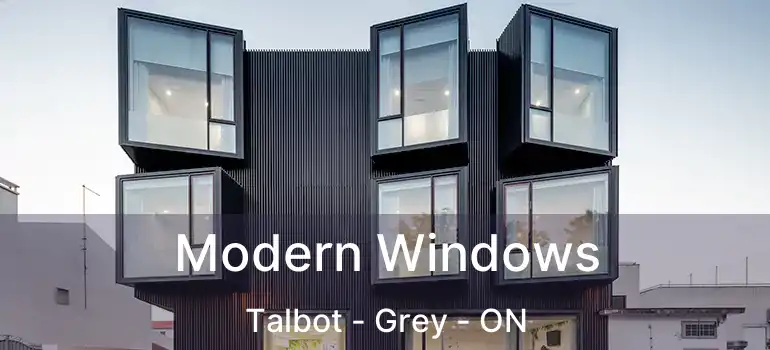  Modern Windows Talbot - Grey - ON